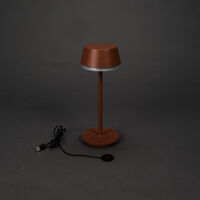 Lyon bordslampa usb Teracotta