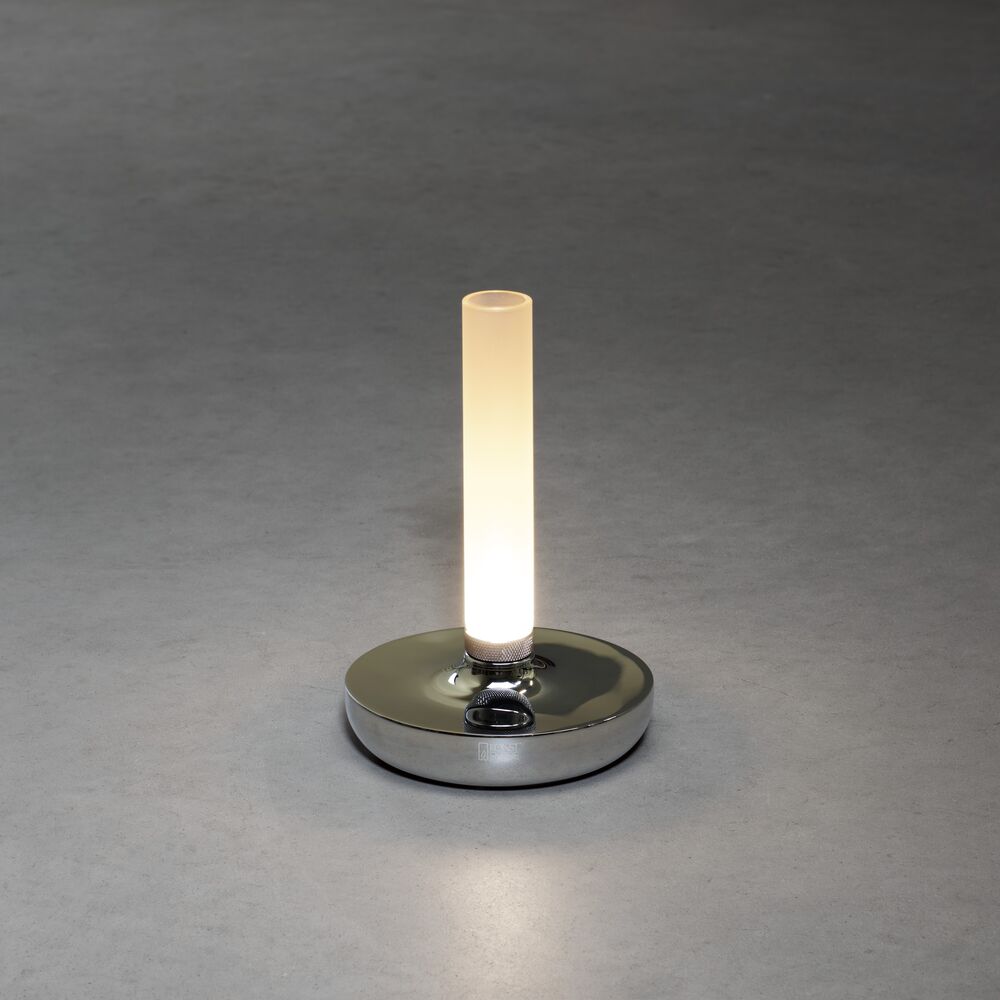 Biarritz bordslampa silver USB