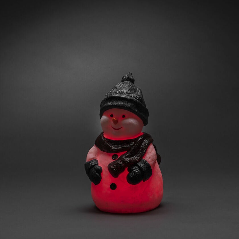 LED Kunststoffschneemann, RGB