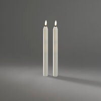 B/O Plastik-LED-Kerze Sets