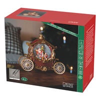 LED WL Wagen mit Santa, b/b