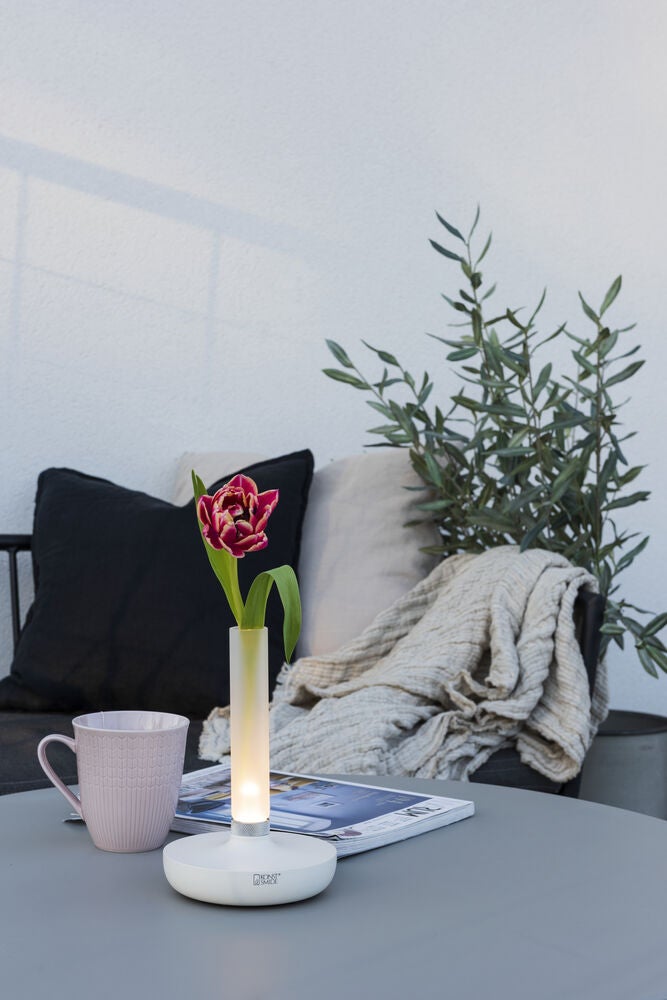 Biarritz bordslampa silver USB