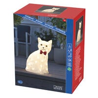 Acrylic Sitting Cat LED