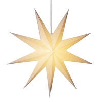 Pappersstjärna vit 115 cm