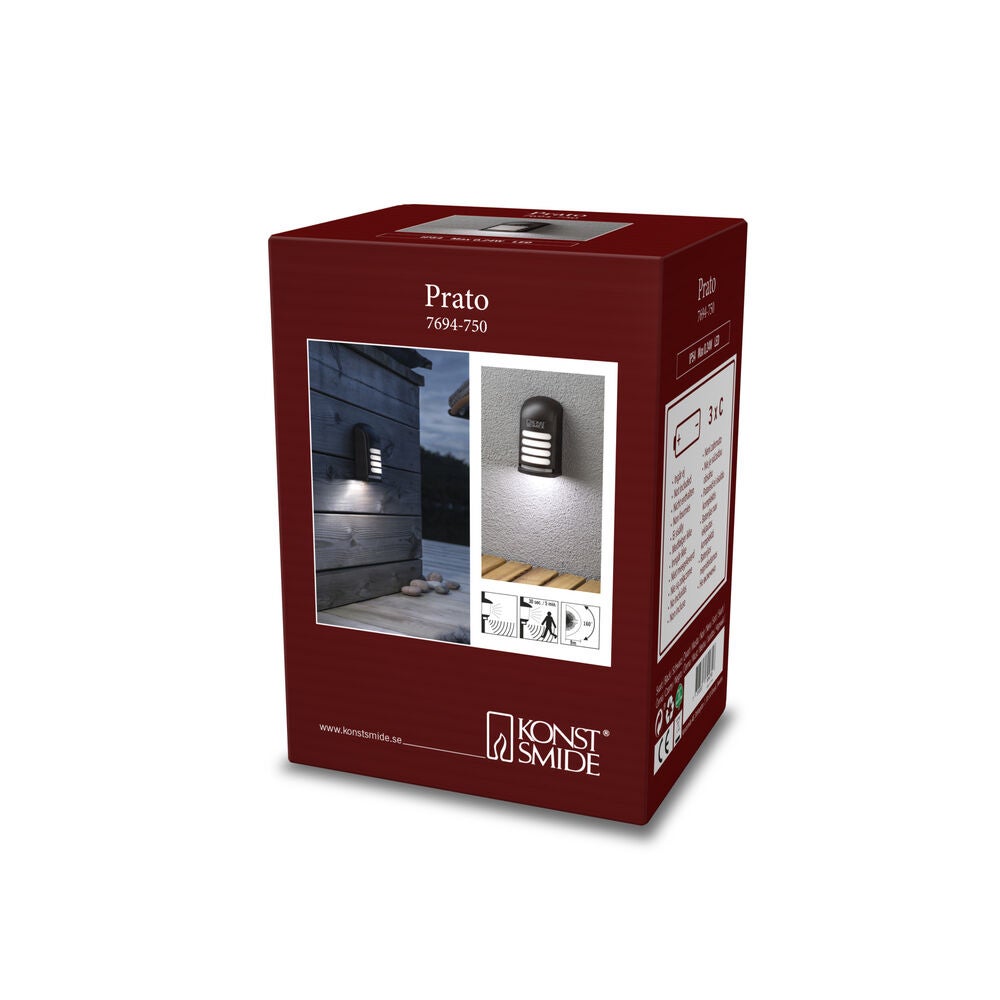 Prato vägglykta LED