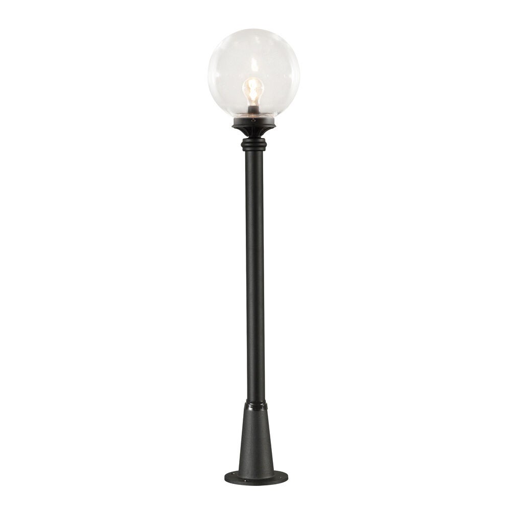 Orion short pole black glass