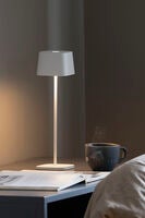 Capri table lamp USB teracotta