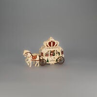 Santa-Kutsche LED, B/O & Usb