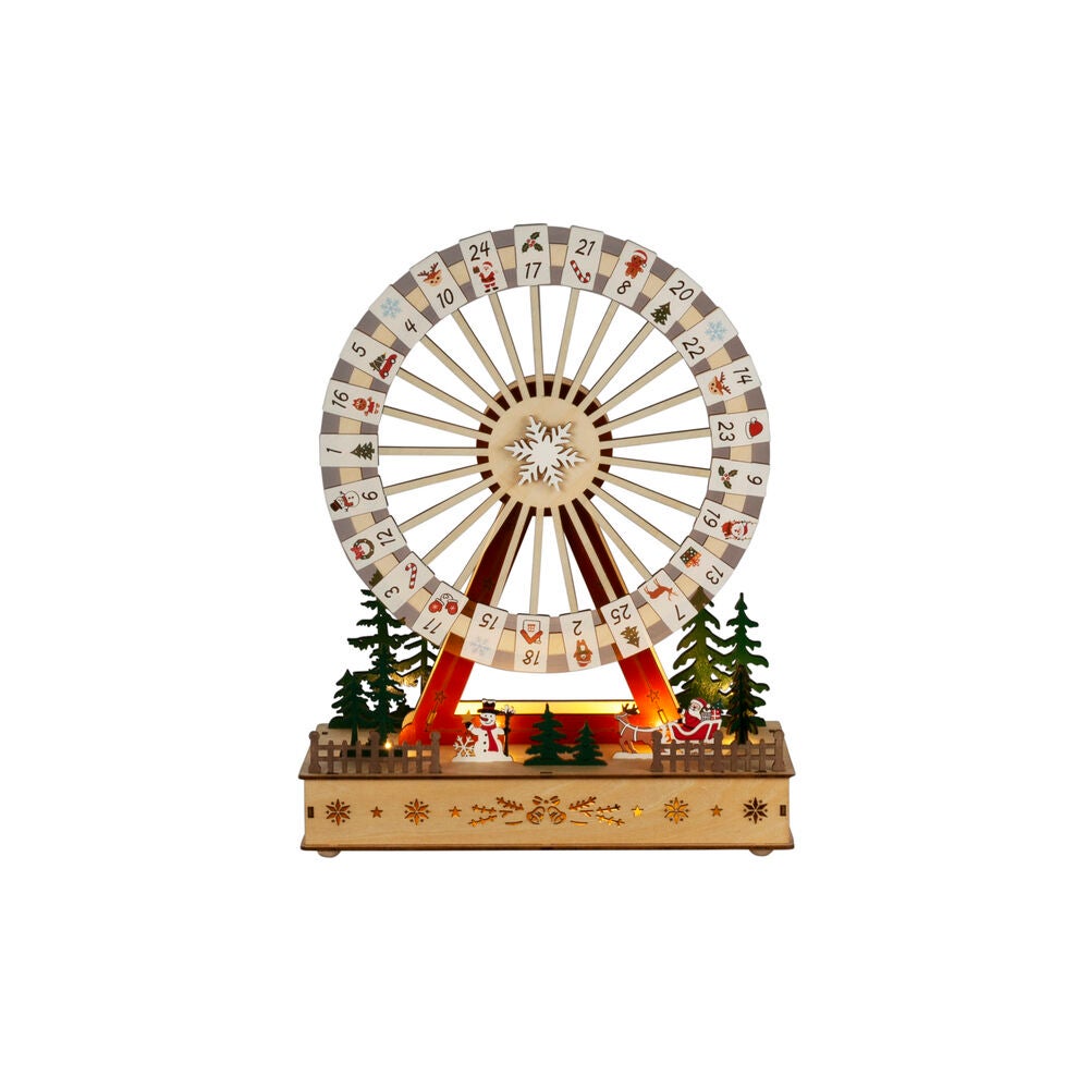 Xmas Kalender LED, B/O & Usb