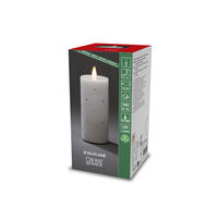 LED Wachskerze, 7,5x16,8cm,B/O