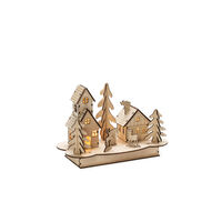 Wooden Silhouette House/Animal