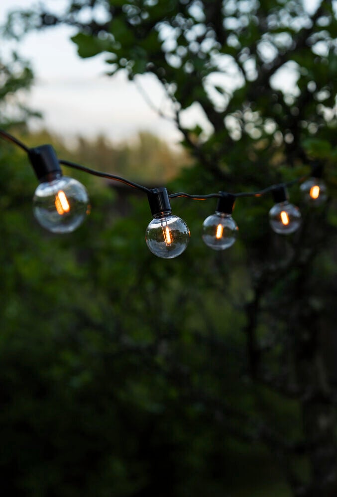 LED Biergartenkette, runde 