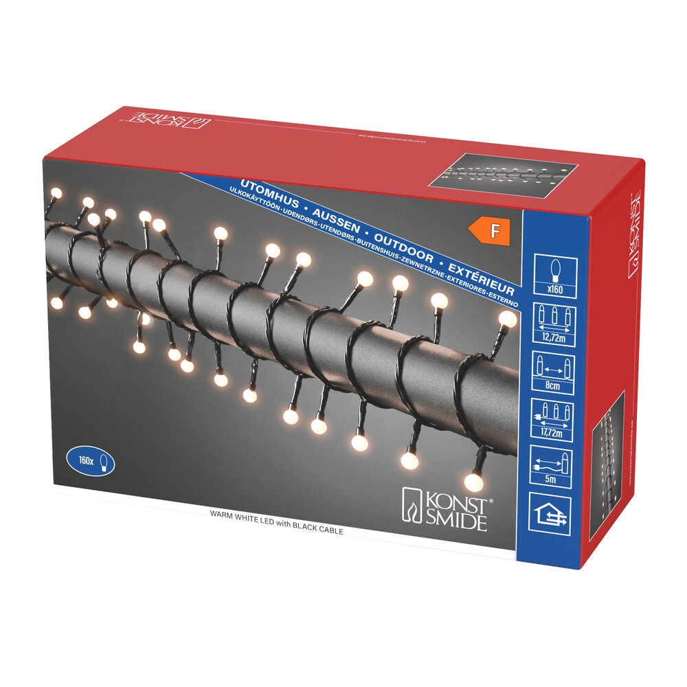 Slinga 160 varmvita LED