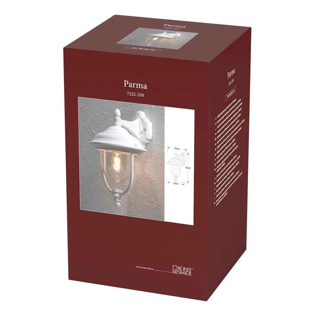 Parma Down Light Matt White