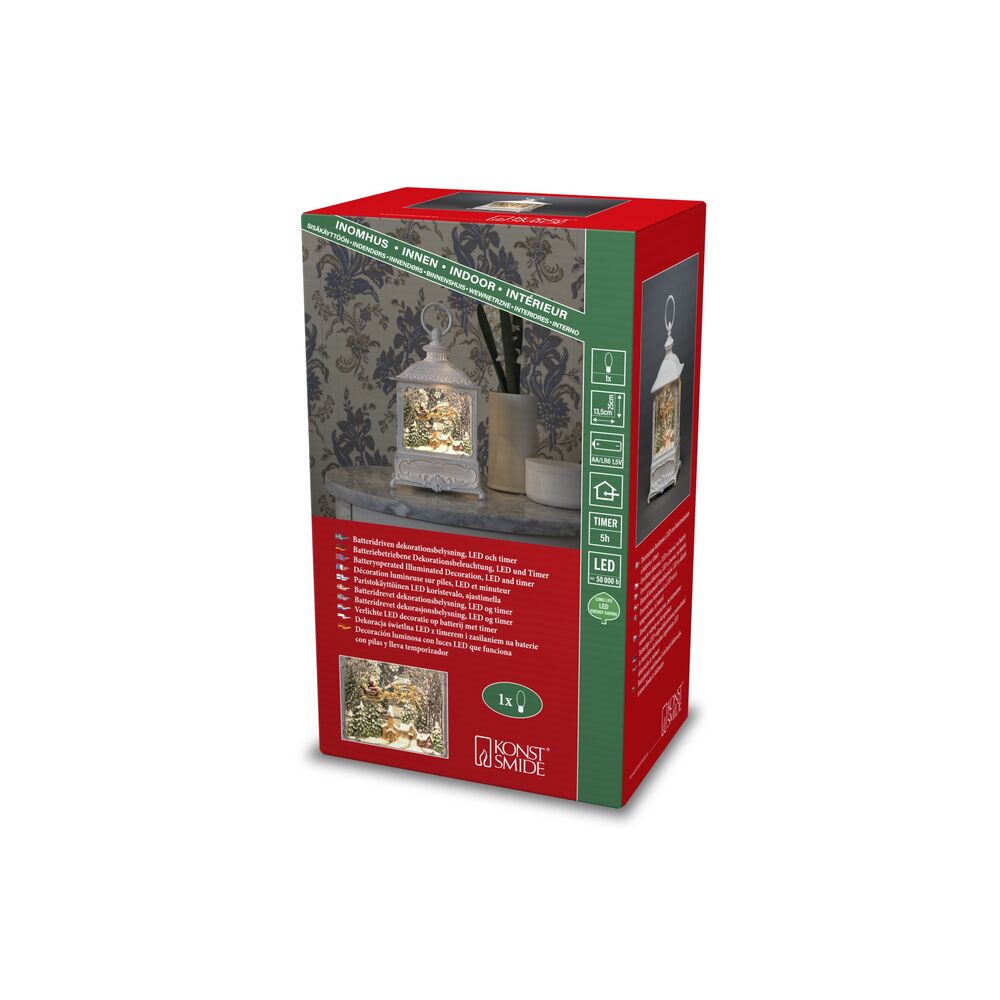 Water Lantern Small/Santa