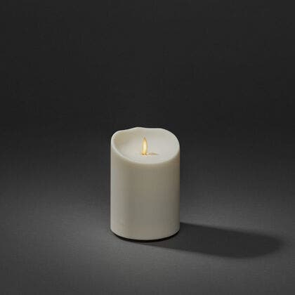 B/O candle LED 9,5x14cm