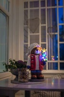 LED Teddybaer, klein, B/O