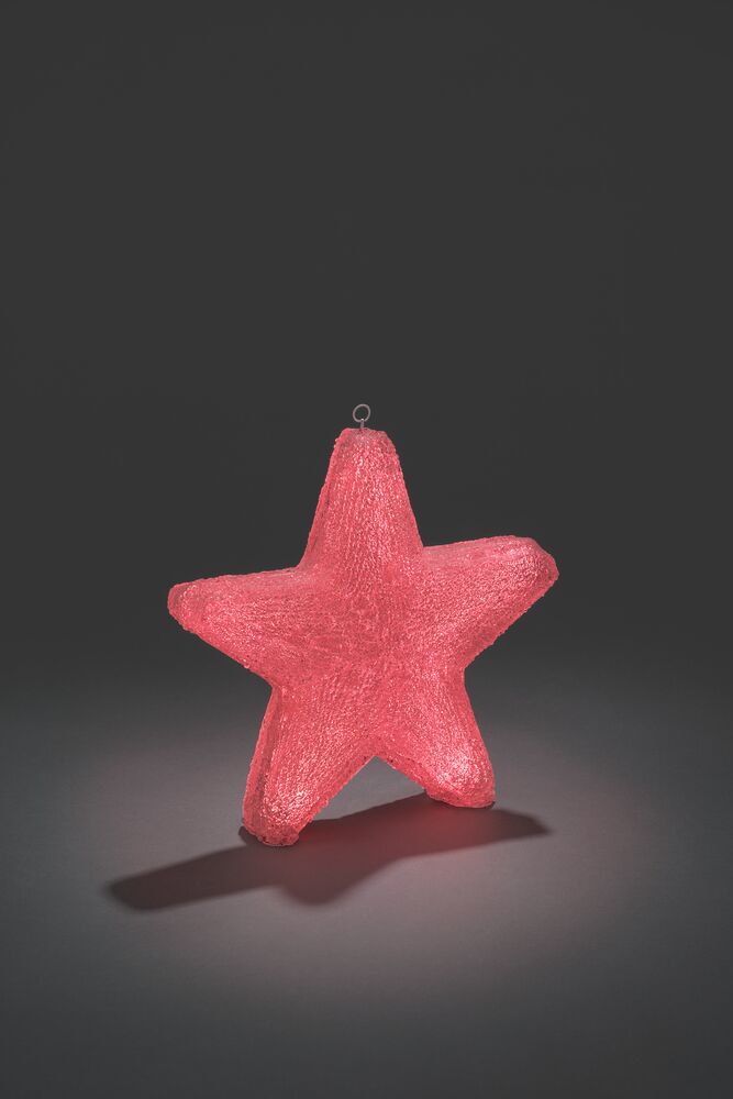 Acrylic star 5 point, 42 LED
