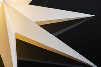 Pappersstjärna vit 78cm