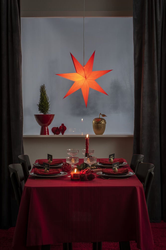 Pappersstjärna röd 60 cm