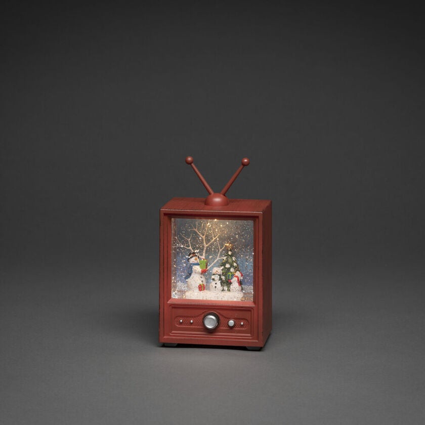 LED Fernseher mit 3 Schneemaen