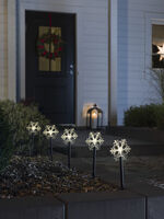 LED Spiessleuchte mit 5 Schnee