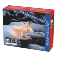 LED Acryl Elch, 21cm, B/O