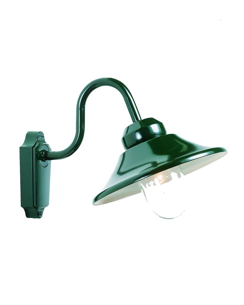 Vega vägglykta E27 grön