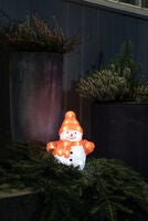 LED Acryl Schneemann, 26cm,B/O