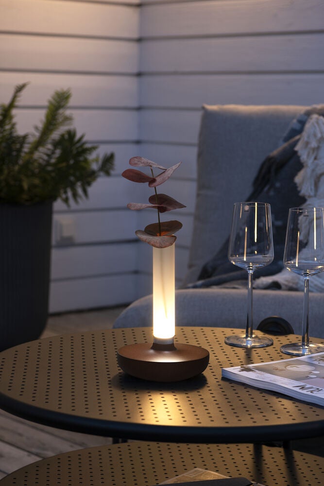 Biarritz bordslampa silver USB