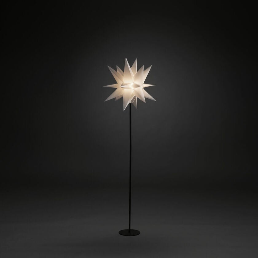 3D Star Standing White LED