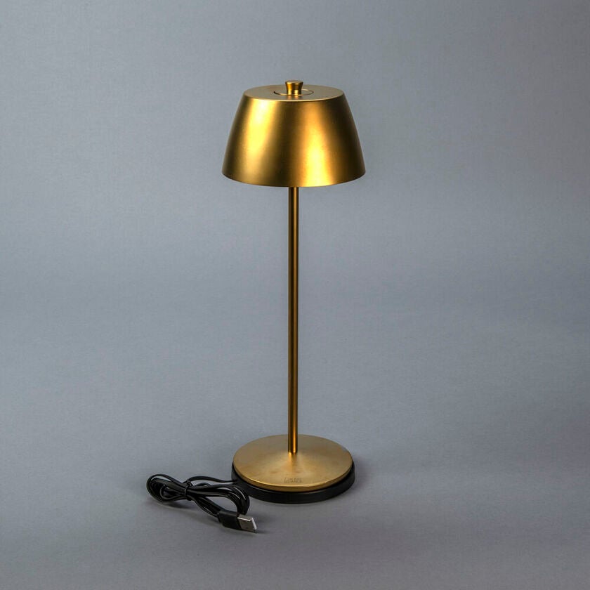 Èze bordslampa Matt Guld USB