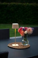 Capri table lamp USB teracotta