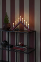 9 Bulb Candlestick Beige