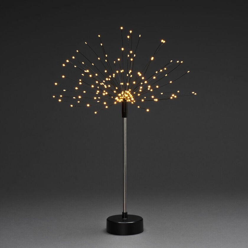 Stående metalldekoration svart