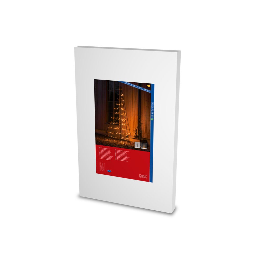 LED Metall Pyramide, 651 bern.