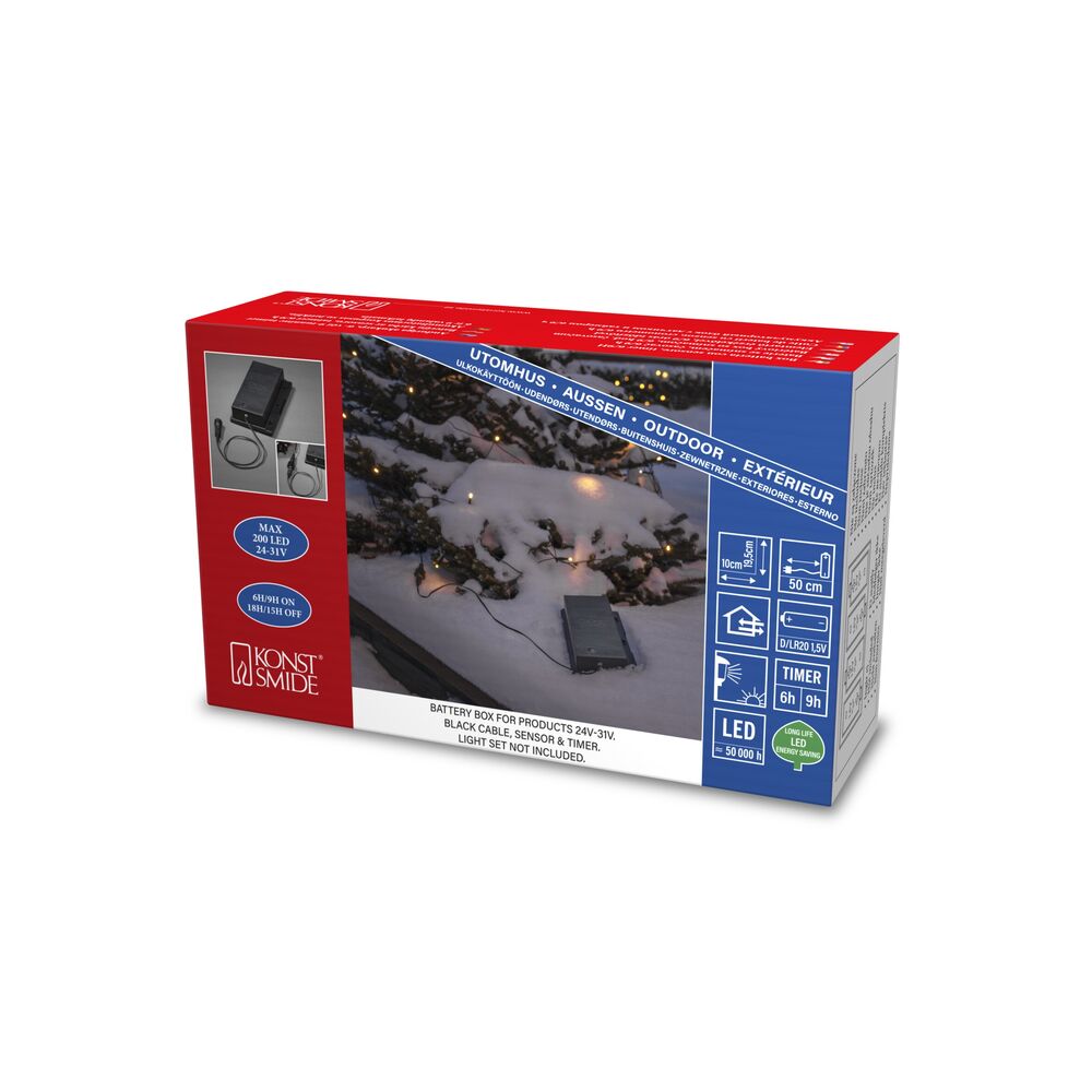 Battery Box Sensor Timer 6/9H