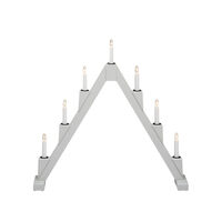 Candlestick 7 bulbs, Grey