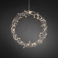 Krans 48 varmvita LED