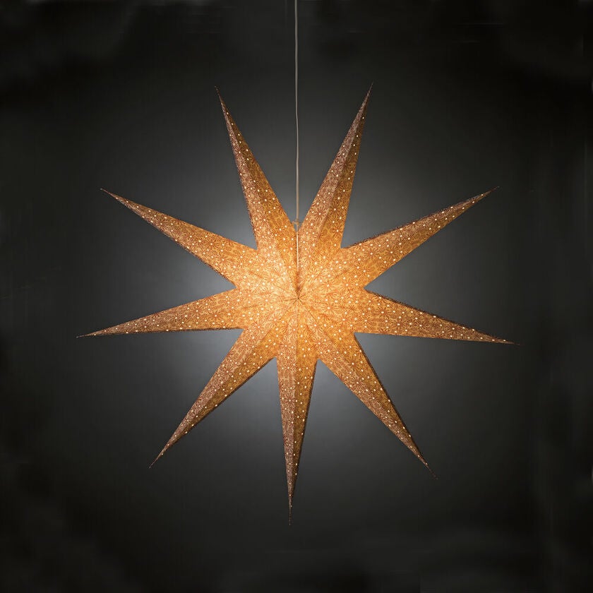 9 Point Paper Star White