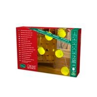 LED Dekolichterkette neongruen