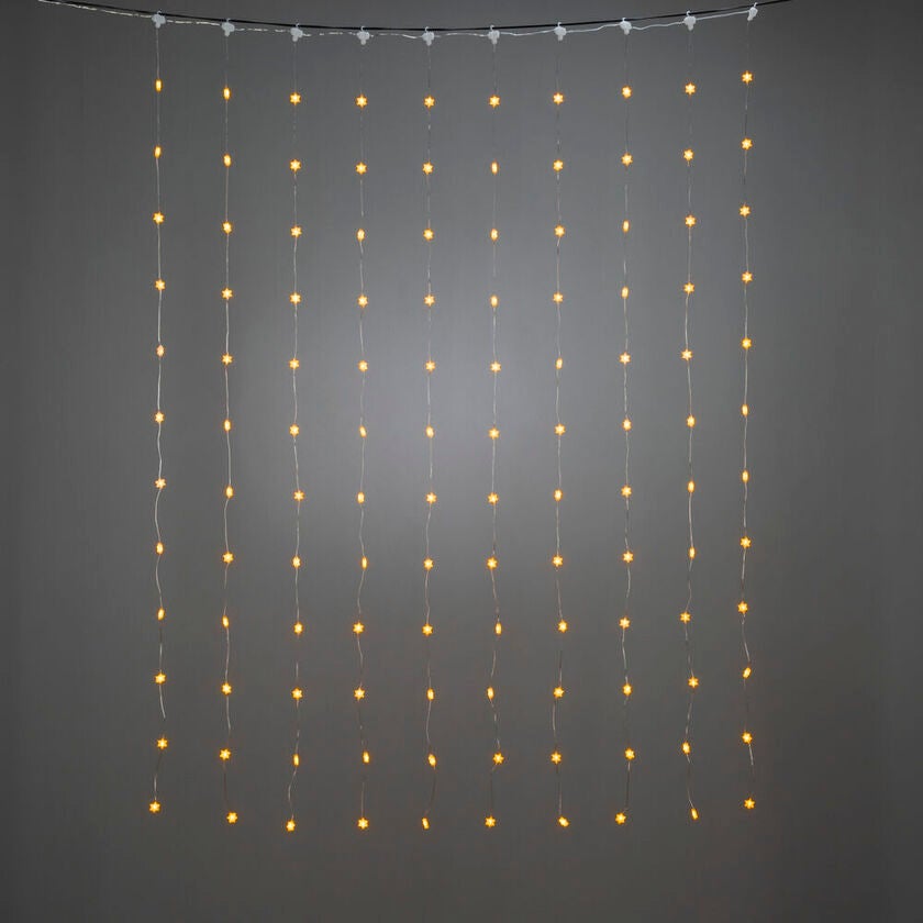 Gardinslinga 120 amber LED USB