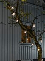 LED Biergartenkette, klar, 10