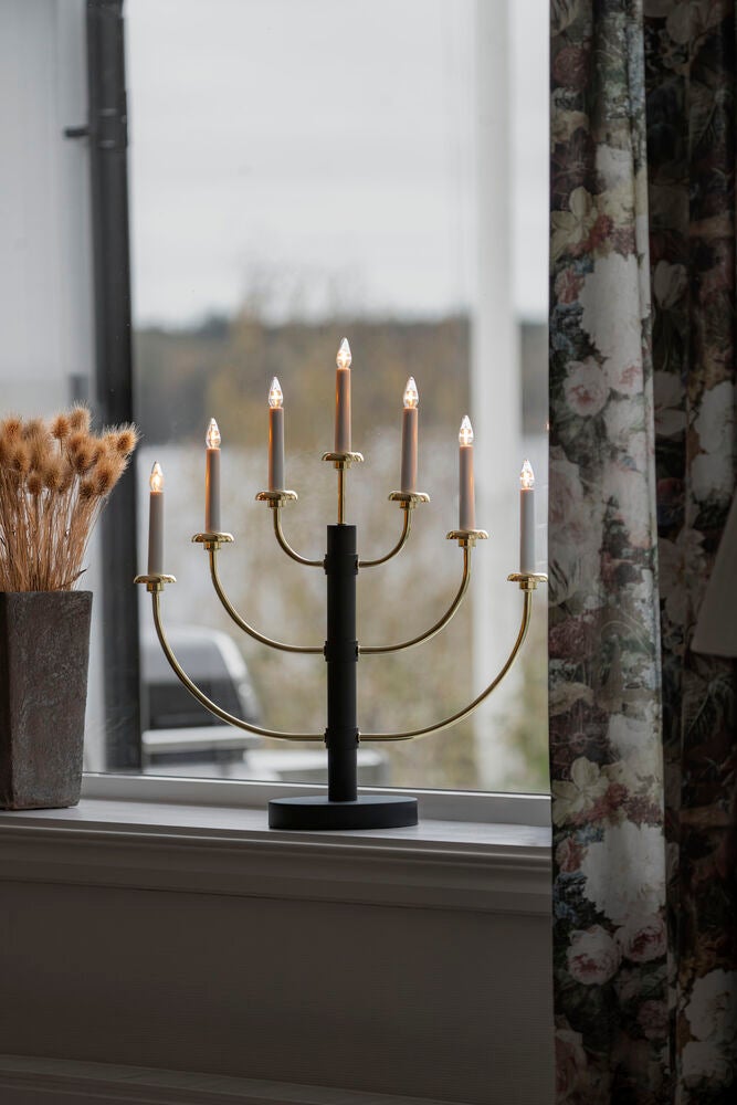 Metallleuchter, 7Lampen