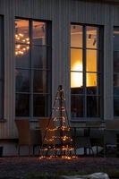 Metalldekoration pyramid LED