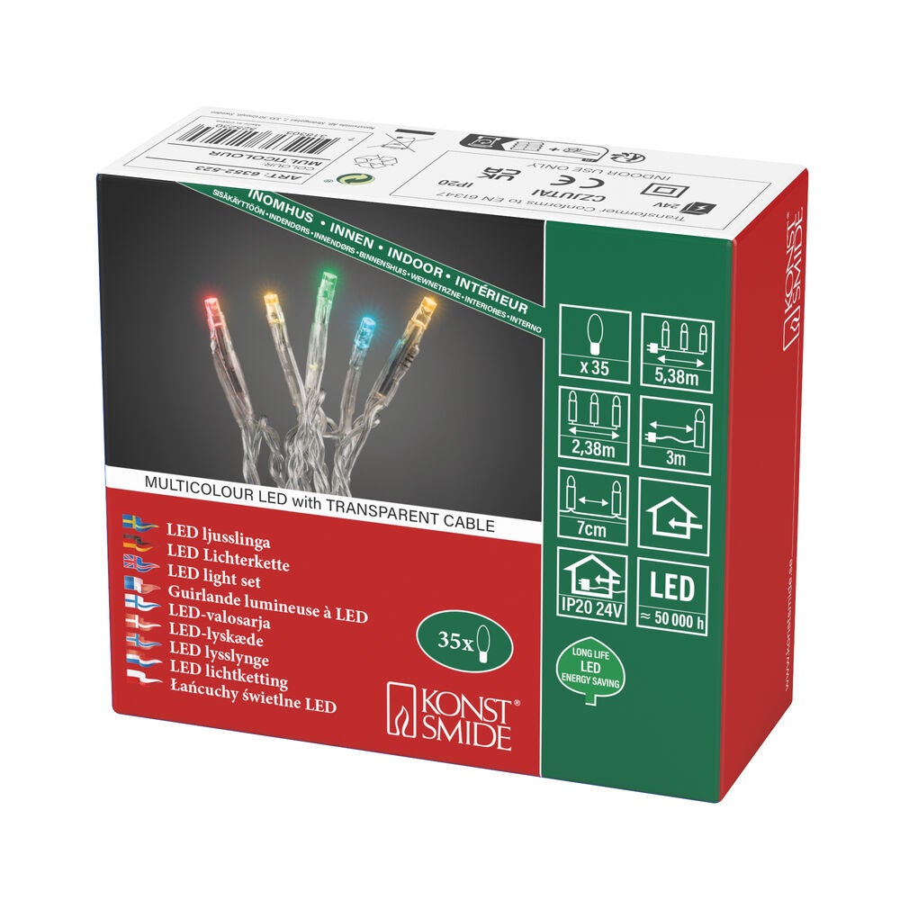 Slinga 35 LED färgade