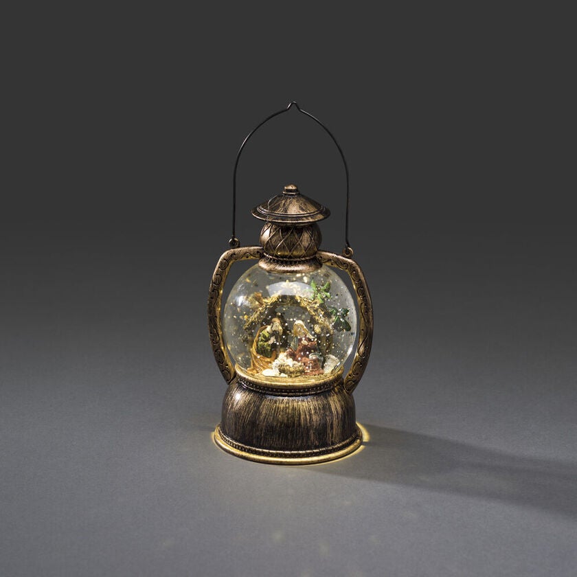 Water Lantern Nativity LED