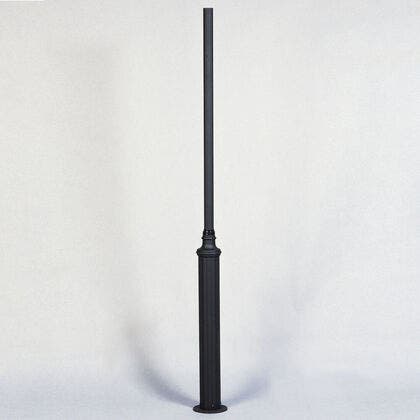 Draco stolpe svart 2 m