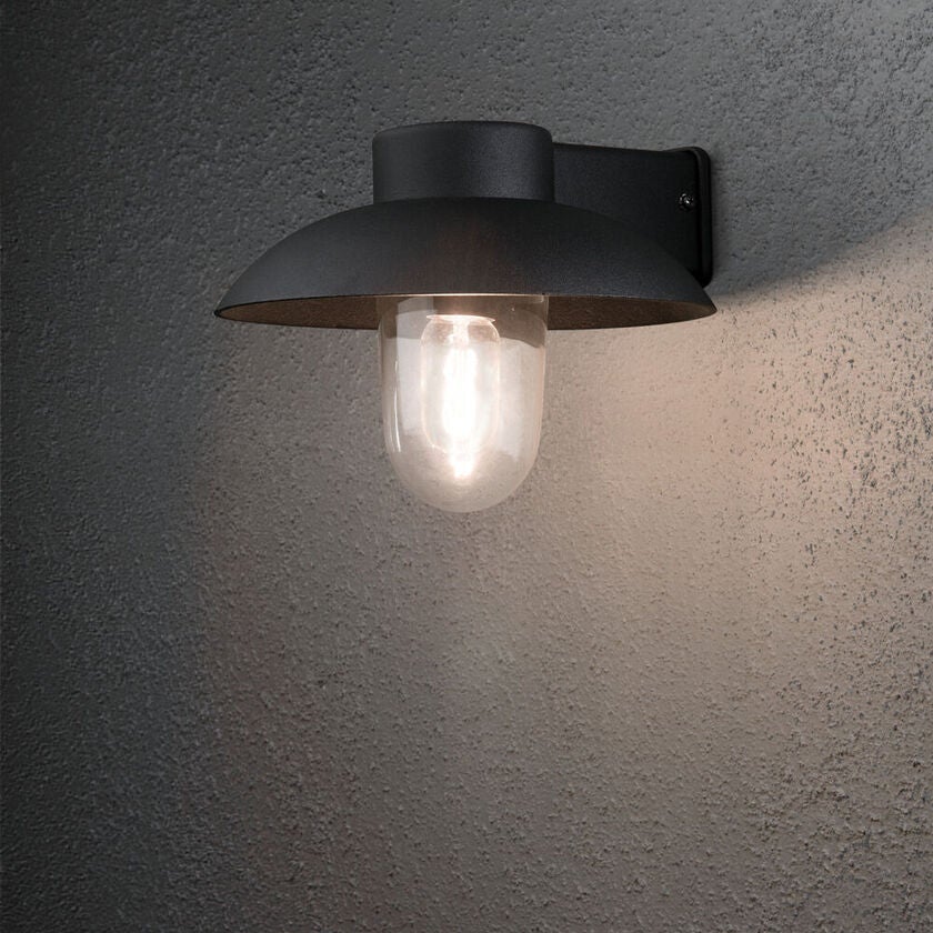 Mani vägglykta E27 svart
