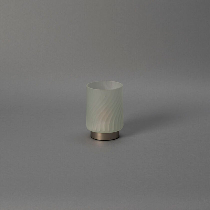 Ljuslykta glas laddbar LED 